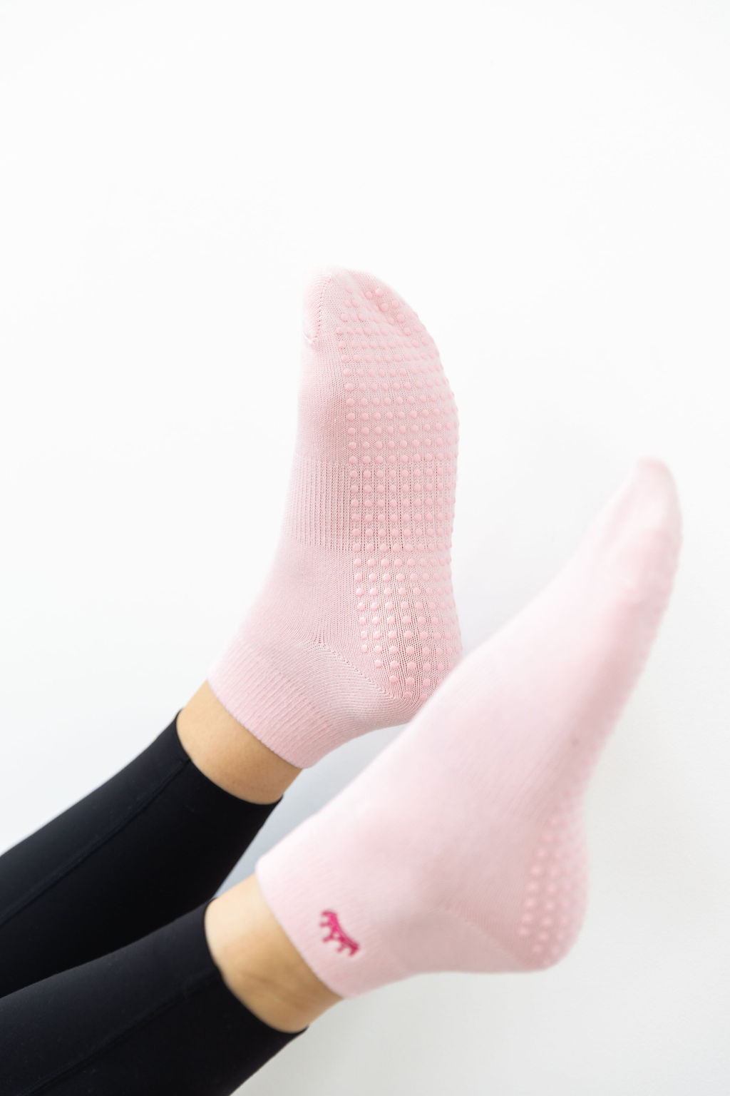 'Pilates Princess' Ankle Socks - Pink