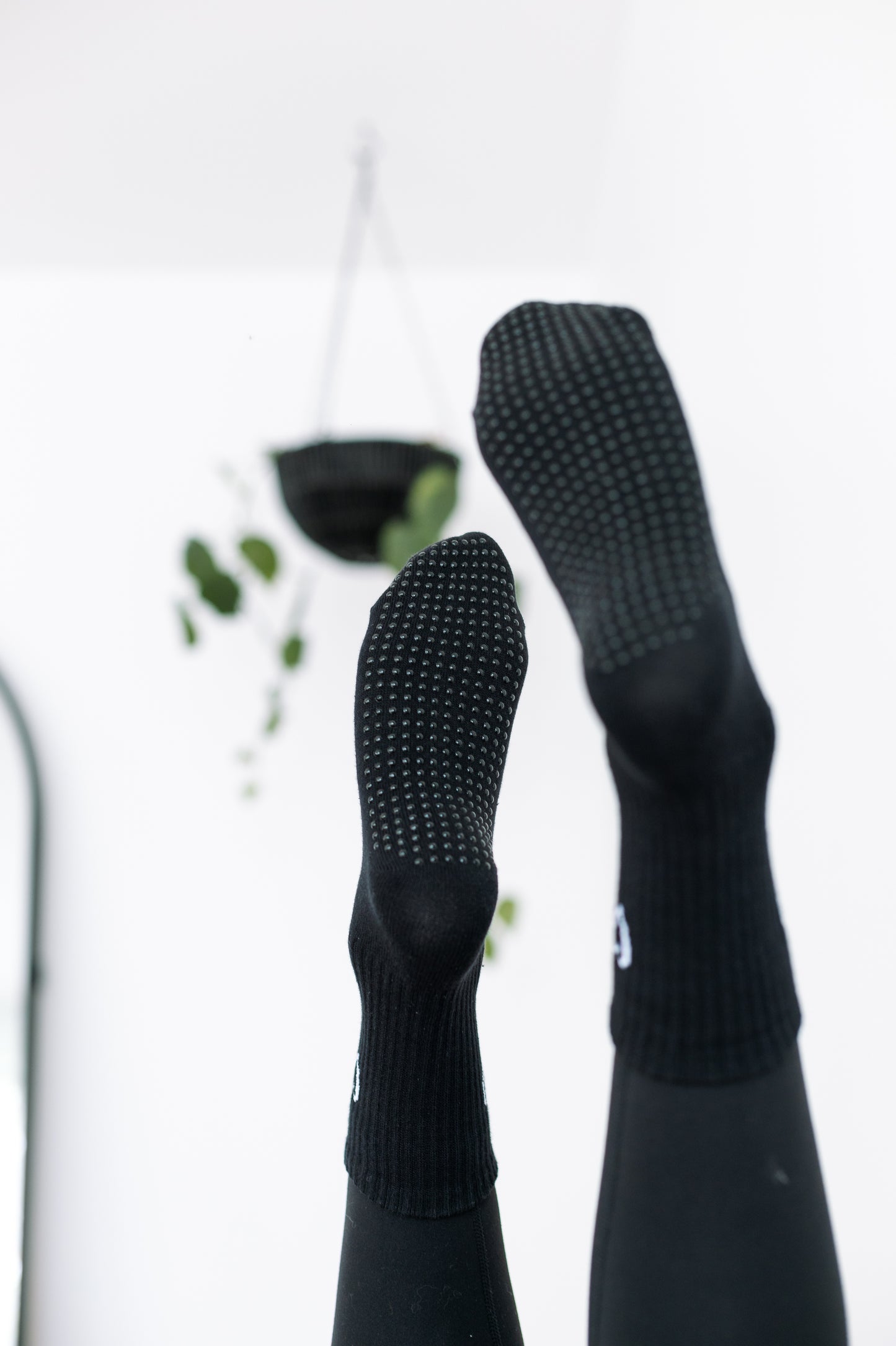 'Love the Burn' Crew Socks - Black