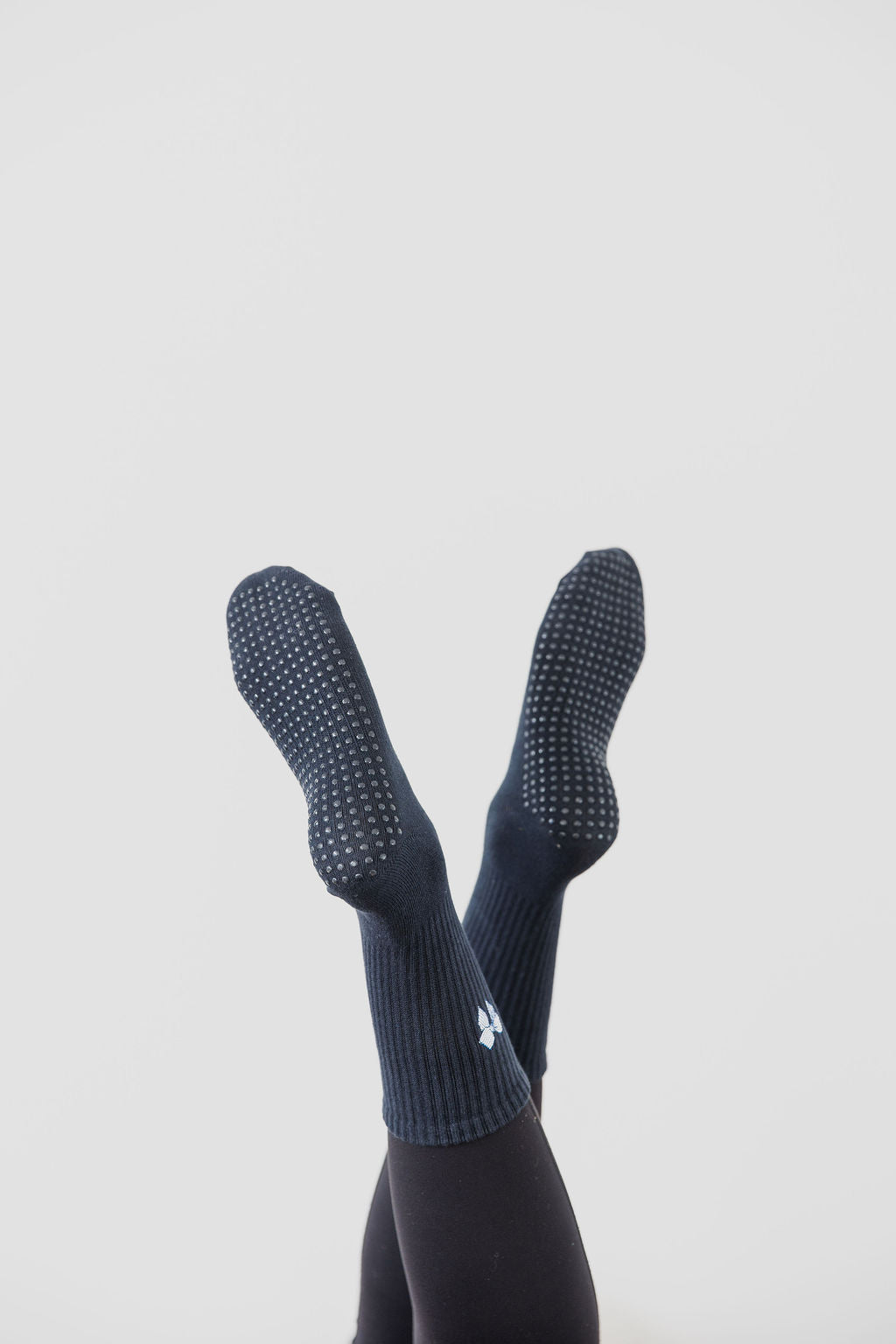 'Fem & Fierce' Crew Socks - Navy