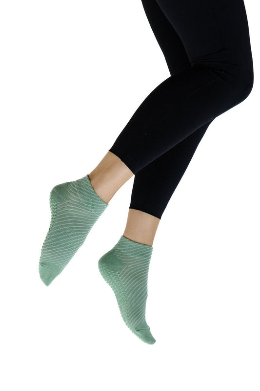 'Simple Sam' - Ankle Socks - Green